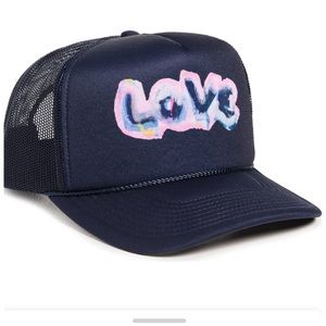 Kerri Rosenthal love trucker hat
